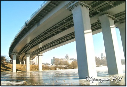 Живописный мост Москва.  в фотографиях. 
