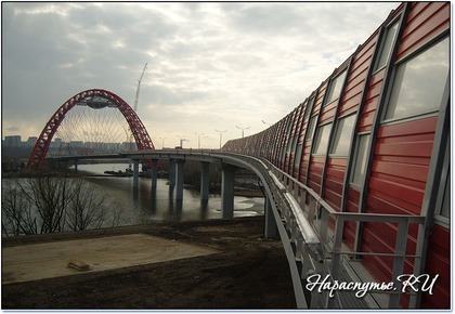 Живописный мост Москва.  в фотографиях.  
