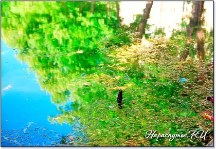 Сюрреалистичный пейзаж  Чистых прудов Сюрреалистичный пейзаж  Чистых прудов